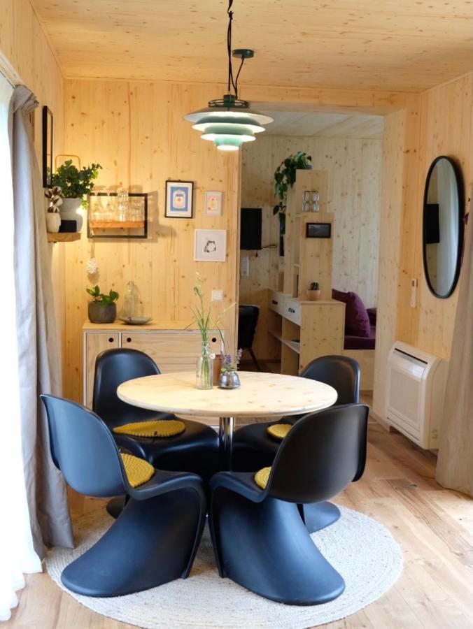 Hjem - Tiny Homes Direkt Am Wald Zwischen Allgaeu & Bodensee Bergatreute المظهر الخارجي الصورة