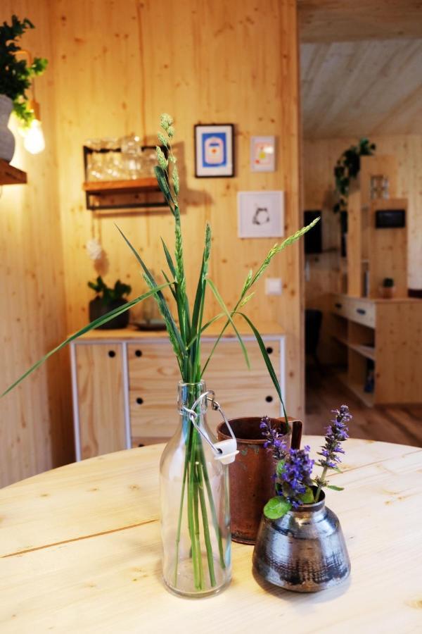 Hjem - Tiny Homes Direkt Am Wald Zwischen Allgaeu & Bodensee Bergatreute المظهر الخارجي الصورة