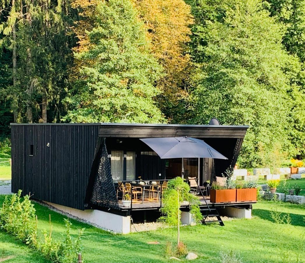 Hjem - Tiny Homes Direkt Am Wald Zwischen Allgaeu & Bodensee Bergatreute المظهر الخارجي الصورة