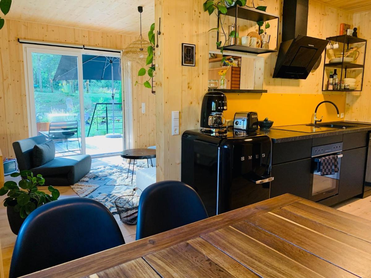 Hjem - Tiny Homes Direkt Am Wald Zwischen Allgaeu & Bodensee Bergatreute المظهر الخارجي الصورة